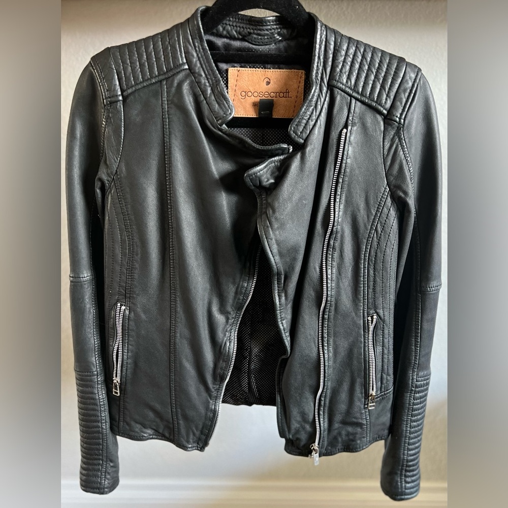 Goosecraft Quilted Leather Jacket